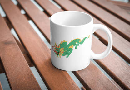 Green Dragon 11 oz. Mug - Image 4