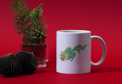 Green Dragon 11 oz. Mug - Image 2