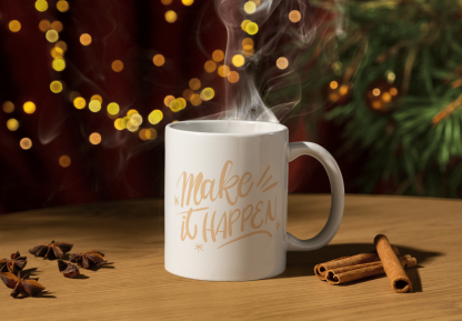 Make it Happen (Gold) 11 oz. Mug - Image 2