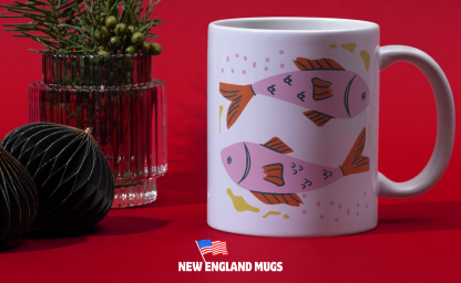 Pisces Fish Zodiac 11 oz. Mug - Image 2