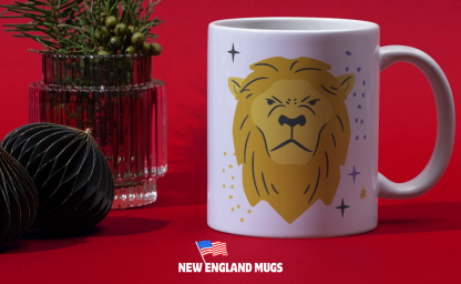 Leo Lion Face Zodiac 11 oz. Mug - Image 2