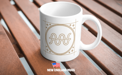 Aquarius Symbol Astrology 11 oz. Mug - Image 4