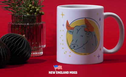 Taurus Bull Astrology 11 oz. Mug - Image 3