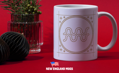 Aquarius Symbol Astrology 11 oz. Mug - Image 3